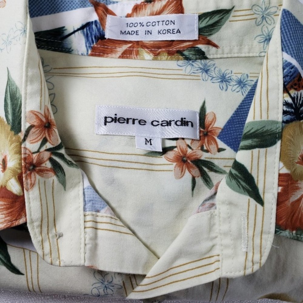 LN! Pierre Cardin Hawaiian Tropical Shirt - Picture 2 of 5